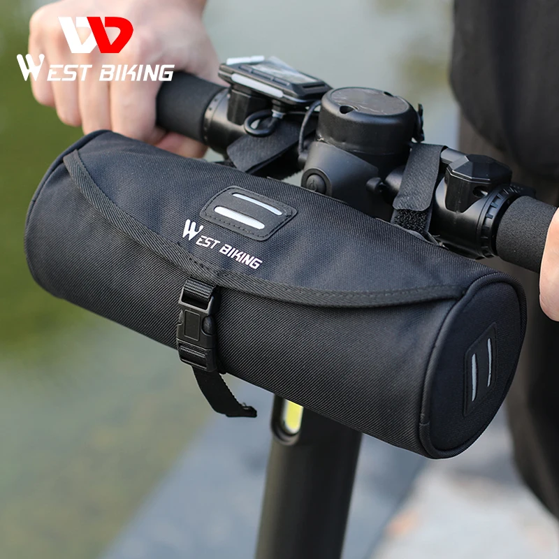 

WEST BIKING Multifunctional Bike Bag Scooter Electric Folding Bicycle Handlebar Bag Rainproof Frame Saddle Cycling Accessories