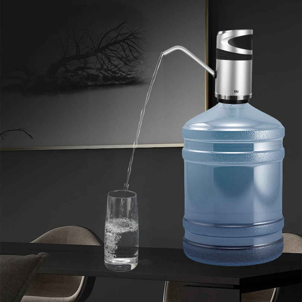 Smart Portable Electronic Drinking Water Bottle Pump USB Charging Dispenser Support 11.3L/7.5L/4.5L | Дом и сад