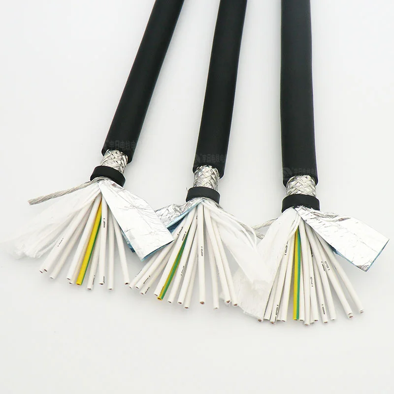 Экранированный буксирный провод 10 ядер 0 3 5 мм² гибкий тройной кабель высокой