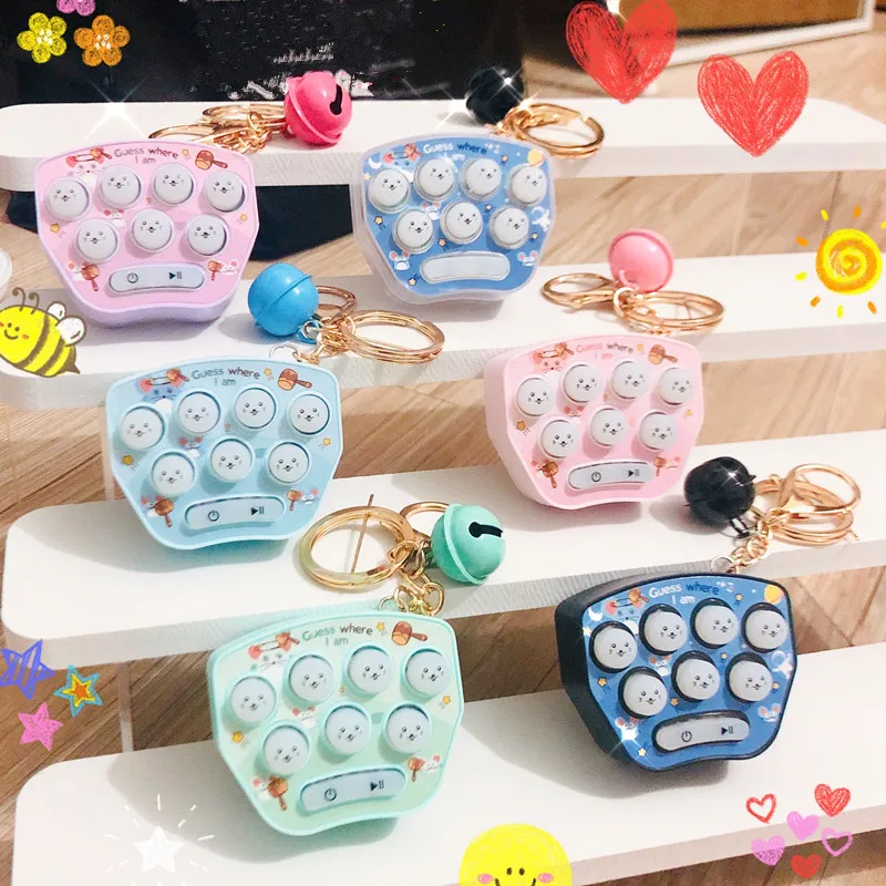 Миниатюрный милый игровой брелок для ключей в виде крысы Классический