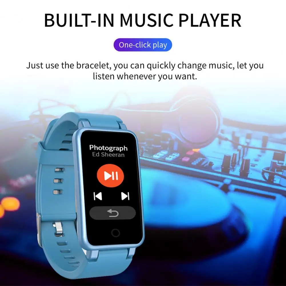 

Health Monitoring Widely Compatible Multifunctional Comfortable Smart Wristwatch for iOS