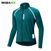 wosawe windproof cycling jacket mens bike jacket windbreaker cycle raincoat waterproof mtb wind coat jersey riding windbreaker