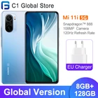 Смартфон Xiaomi Mi 11i глобальная версия Snapdragon 888 NFC 8 Гб 128 ГБ 6,67 МП камера 120 дюйма Гц AMOLED дисплей 33 Вт Быстрая зарядка
