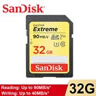 Карта памяти SanDisk Extreme SDHCSDXC, UHS-I для камеры SDXVE 90 МБс., класс 10 C10 U3 V30, 32 Гб 64 Гб 128 ГБ
