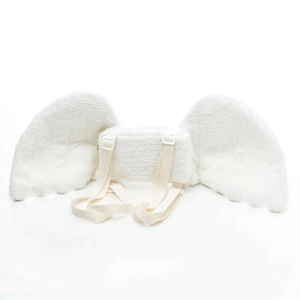 Плюшевая сумка в форме ангела стиле Харадзюку для девочек с феей белый рюкзак