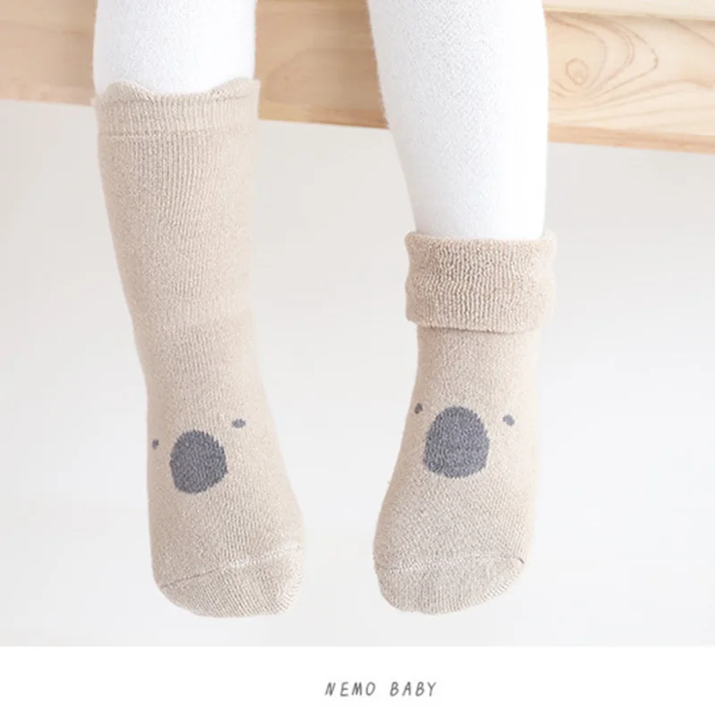 0-5 Years Toddlers Girls Socks Soft Cotton Thicken Baby Socks Newborn Cotton Socks Children's Combed Cotton Floor Sock