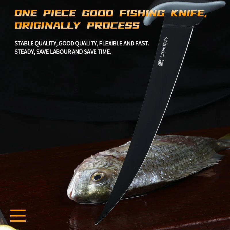 TOLIMER нож для рыбы на открытом воздухе с портативным футляром костей суши сашими