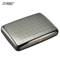 lighters zorro personality creative cigarette box male case 16 super thin moisture proof