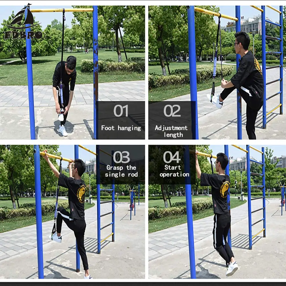 FDBRO Pull Up Band Training Indoor Horizontal Bar Auxiliary Workout Belt Elastic Rope Resistance Bands Arm Gym Device | Спорт и