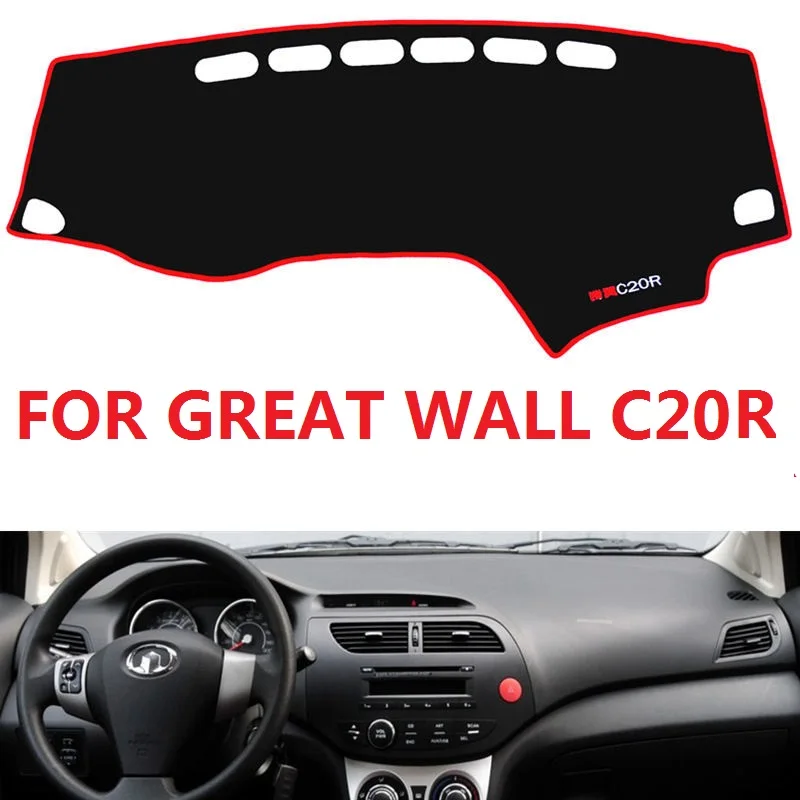 

For Great Wall Voleex C20R Non Slip Dashboard Cover Mat Instrument Carpet Car Accessories