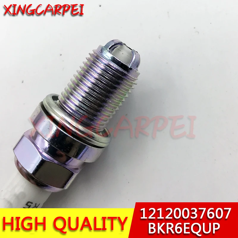 Новый 4 ×платиновая Свеча зажигания 12120037607 BKR6EQUP для BMW M54 M62 E38 E65 E34 E36 E39 E46 Z3 320 528 |