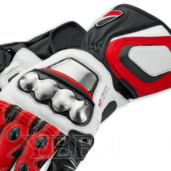 

Motocross Leather Gloves Full Metal RS Corse Moto GP Motorcycle Bike Racing Riding Gloves protective gloves motos