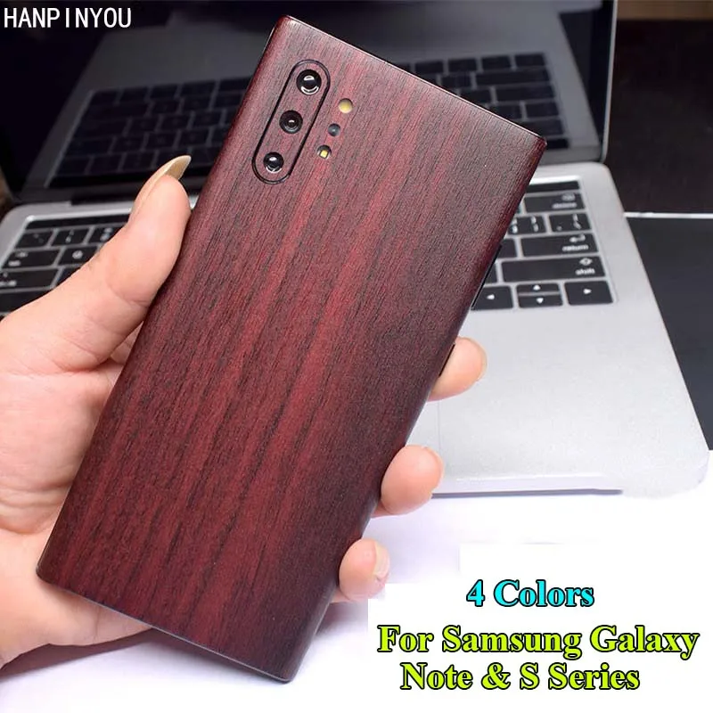 Для Samsung Galaxy S21 Note 20 10 9 8 S20 S10 S10e S9 S8 Plus сверхзадняя 3D Имитация древесины защитная