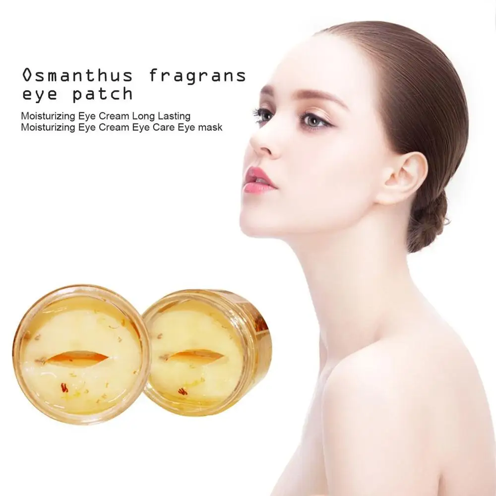 Золотая маска для глаз османтус 80 шт. в бутылке коллаген ухода за кожей лица