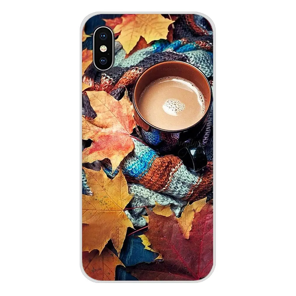 Мягкие чехлы для Huawei G7 G8 P7 P8 P9 P10 P20 P30 Lite Mini Pro P Smart Plus 2017 2018 2019 Hello осенние кленовые