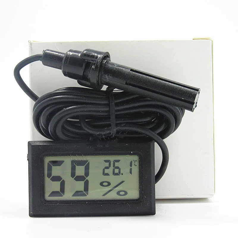 

Beekeeping Beehive Mini Convenient Digital LCD Hygrometer Thermometer with Sensor Monitoring Display Humidity Detector