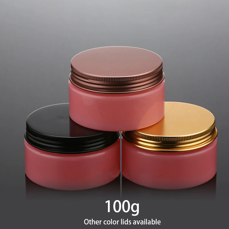 Pink 100g Plastic Jar 50pcs