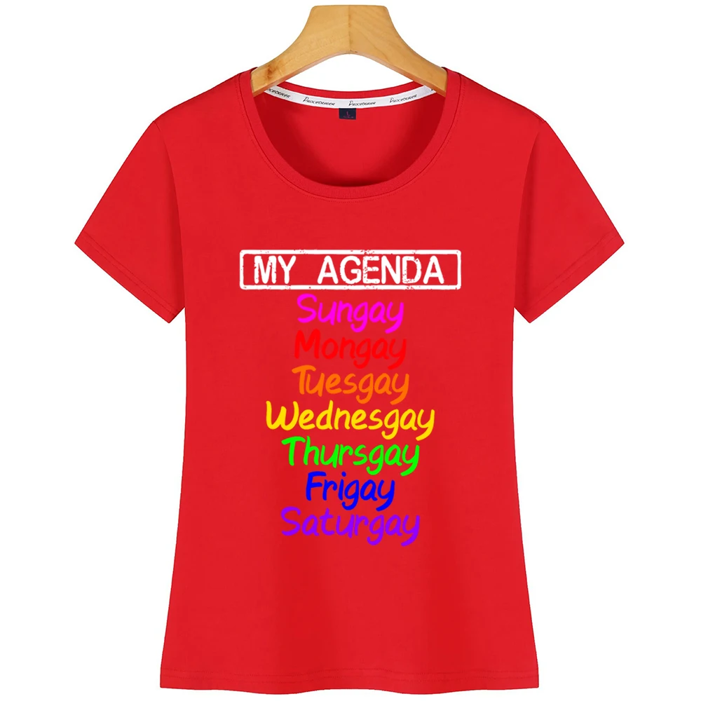 Женские топы футболка ЛГБТ для геев лесбиянок Прайд поддержка толерантность Vogue