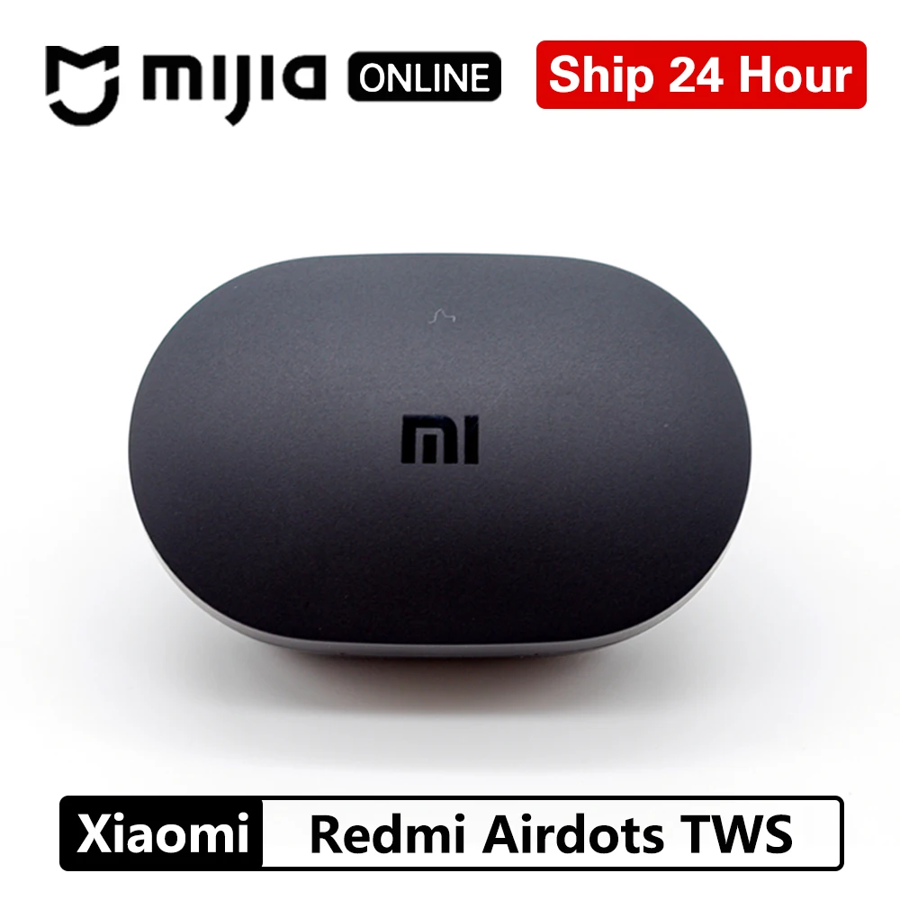 Xiaomi Redmi Airdots TWS Bluetooth наушники стерео басы BT 5,0 Eeadphones с микрофоном Handsfree Наушники управление AI