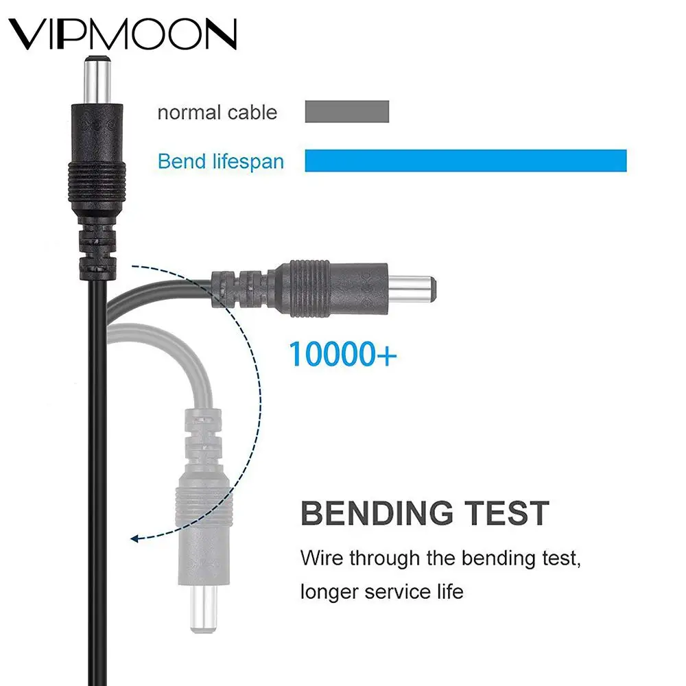 1-10M 12V Extension Cable Cord DC 5.5mm x 2.1mm Male Female Power Connector 5.5*2.1mm for CCTV System LED Strip Lights |