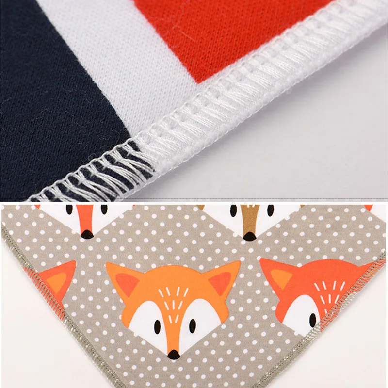 Детские хлопковые нагрудники для мальчиков и девочек треугольные кормления