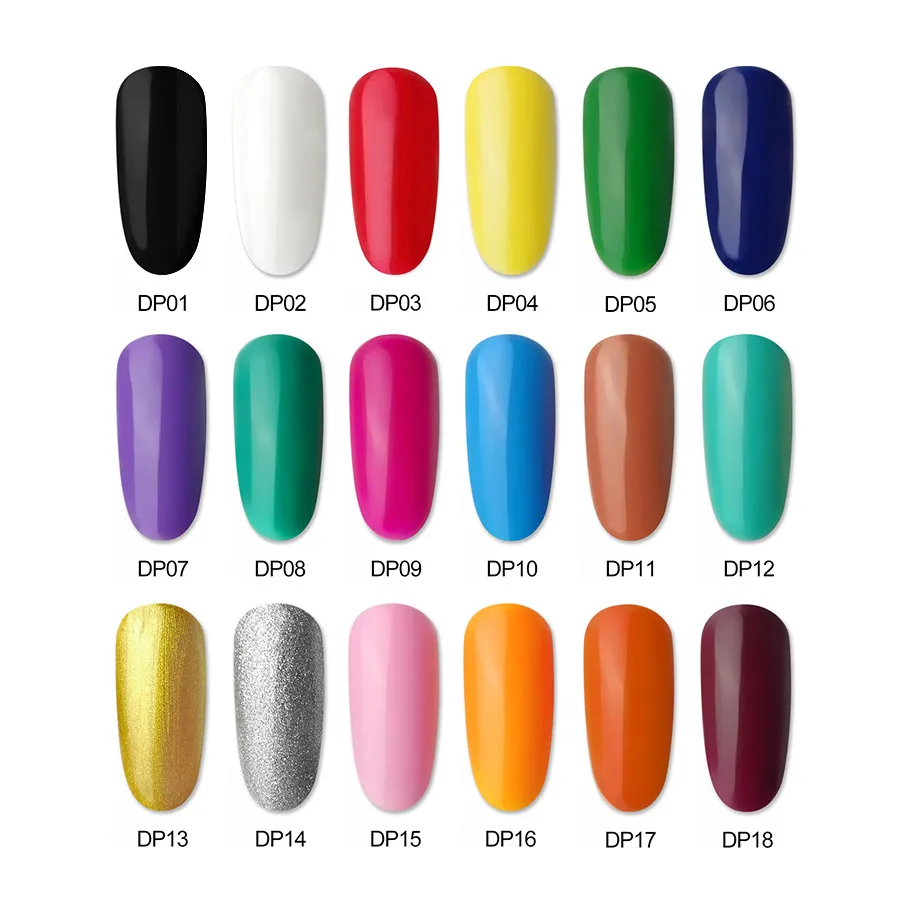 

MONASI White Paint For French 36 Colors Nail Art Paint Color Gel Draw Painting Acrylic Classic Black Color UV Gel