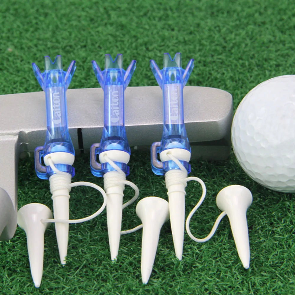 1 шт. тренировочная гольф-трёхходовой шаровой держатель само стоячие практика