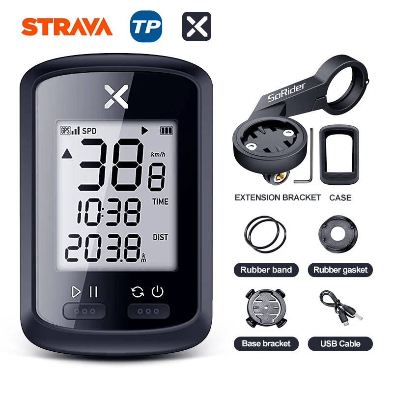 Беспроводной Велосипедный компьютер XOSS GPS спидометр водонепроницаемый дорожный
