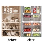 Ящик для холодильника, прозрачные контейнеры для пищевых продуктов, кухонный органайзер, аксессуары, отсек для холодильника, фруктов, овощей