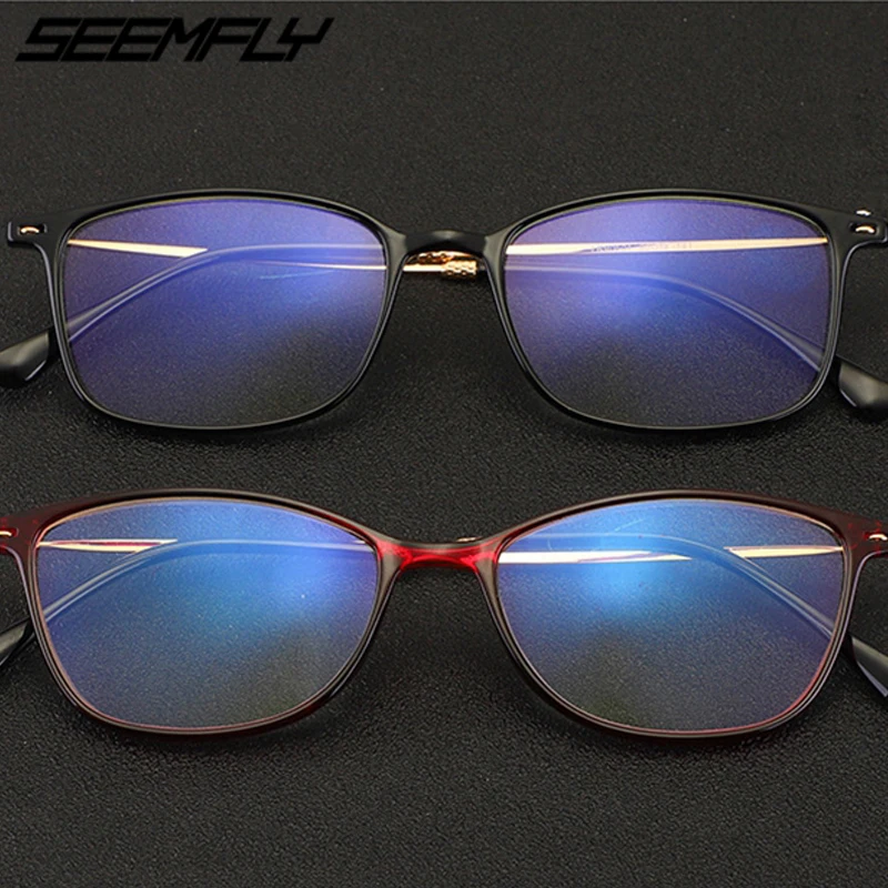 Женские очки с заклепками Seemfly овальные для чтения кошачий глаз дальнозоркости