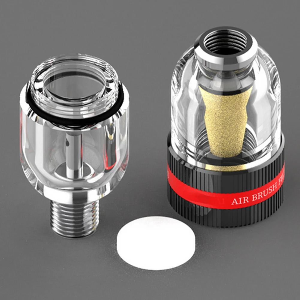 

Professional Airbrush Air Filter Portable Water Air Separator Strainer Airbrush Spray Gun Pressure Reducing Valve Accessories