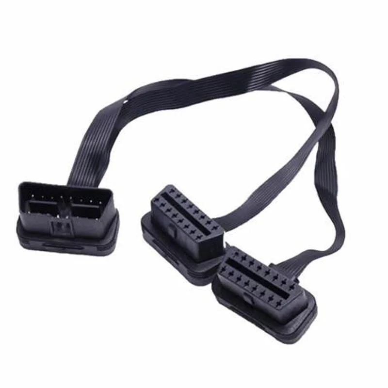 OBD2 16Pin мужской разъем для ELM327 удлинитель адаптер кабель OBDII EOBD (система бортовой
