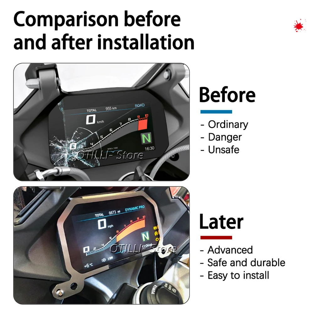Новые аксессуары для мотоциклов TFT экран противокражный фиксатор измерительная
