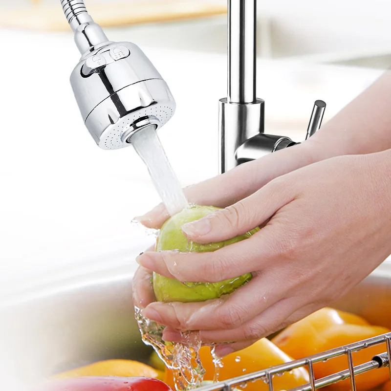 Luxury 360 Degree Kitchen Faucet Bubbler Aerator Water Saving Tap Shower Head Filter Nozzle For Bathroom | Обустройство дома