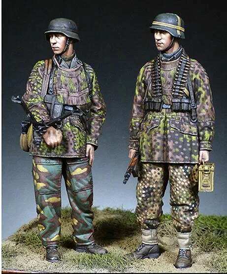 Новый сборный 1/35 древний Экипаж включает в себя 2 стойки смолы фигура Неокрашенная модель комплект|Наборы