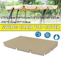 beige garden swing canopy top cover sun shade sails awning outdoor cover shelter waterproof sunshade roof cover replacement
