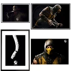 Мортал комбат, фигурка Сега, холст, Художественная печать, Постер, настенные картины для гостиной, украшение для дома