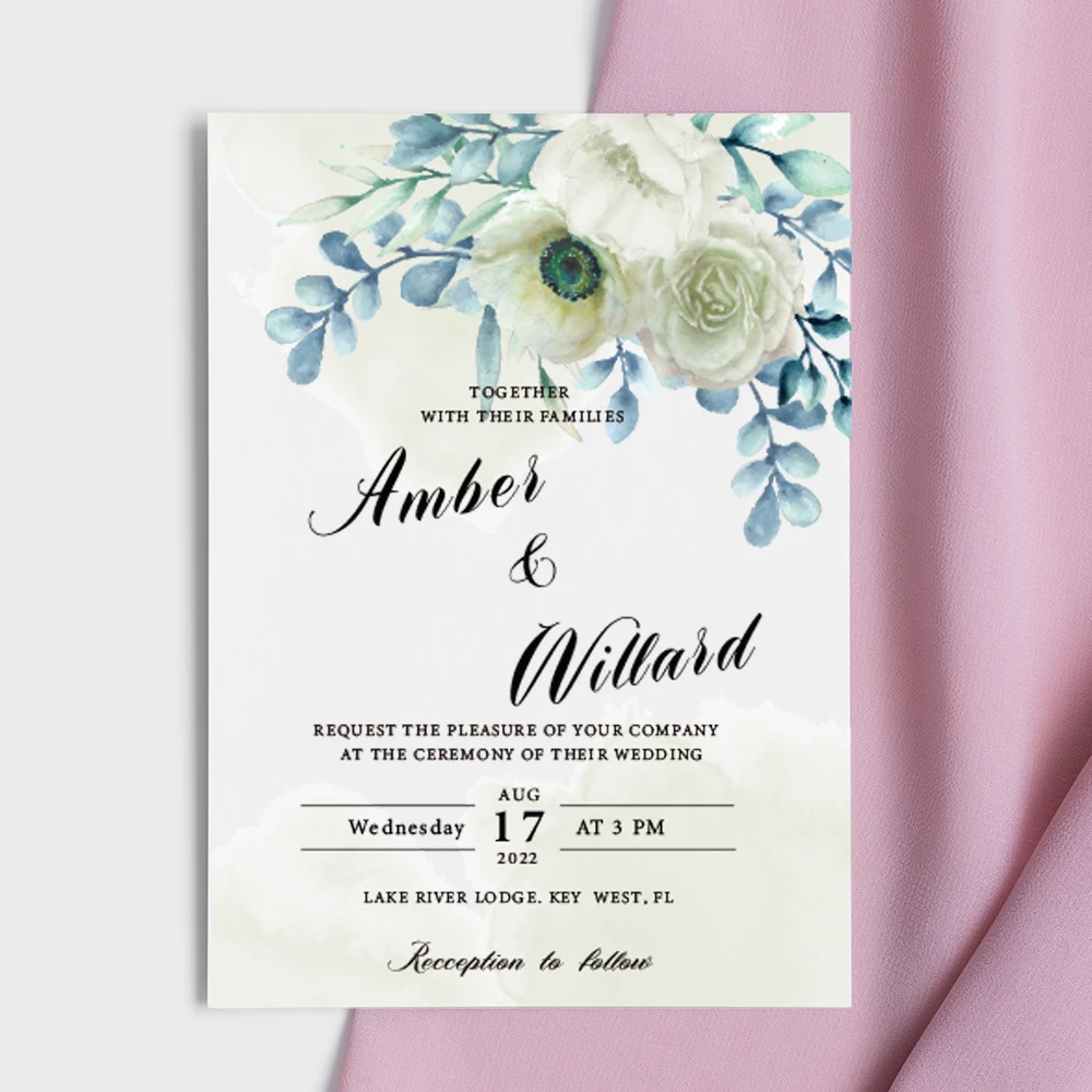 

Customize Design Party Favor Engagement Anniversary Decoration KA36 Postcards Wedding Invitations Cards Greeting Invitations