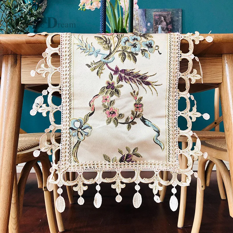 Новинка европейская настольная дорожка пасторальная садовая скатерть