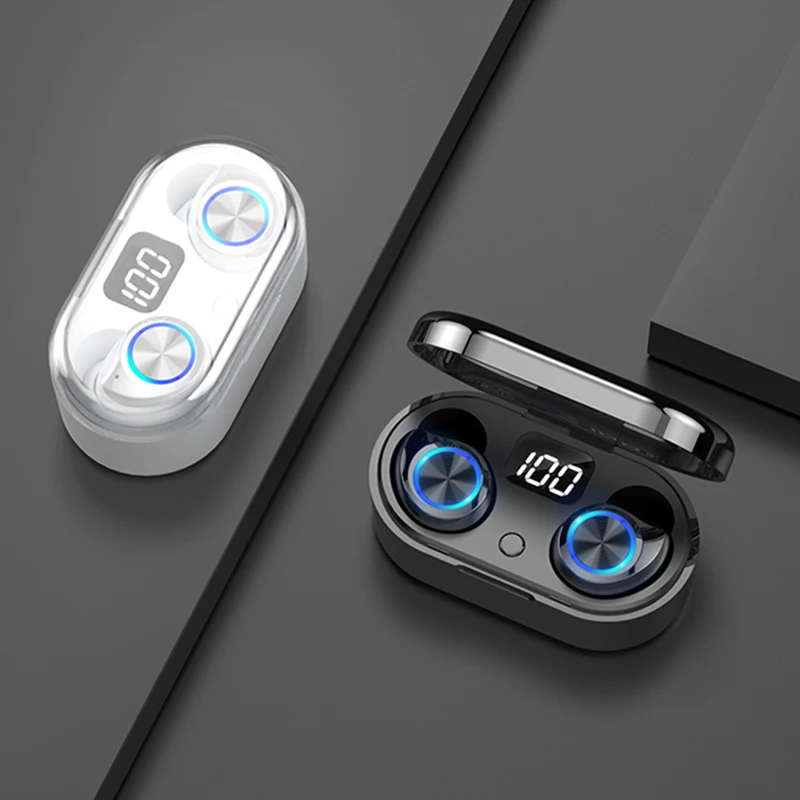 DAG TW80 беспроводные наушники Bluetooth 5,0 наушники бас HiFi Steroe наушники TWS мини наушники с микрофоном+ светодиодный дисплей зарядка