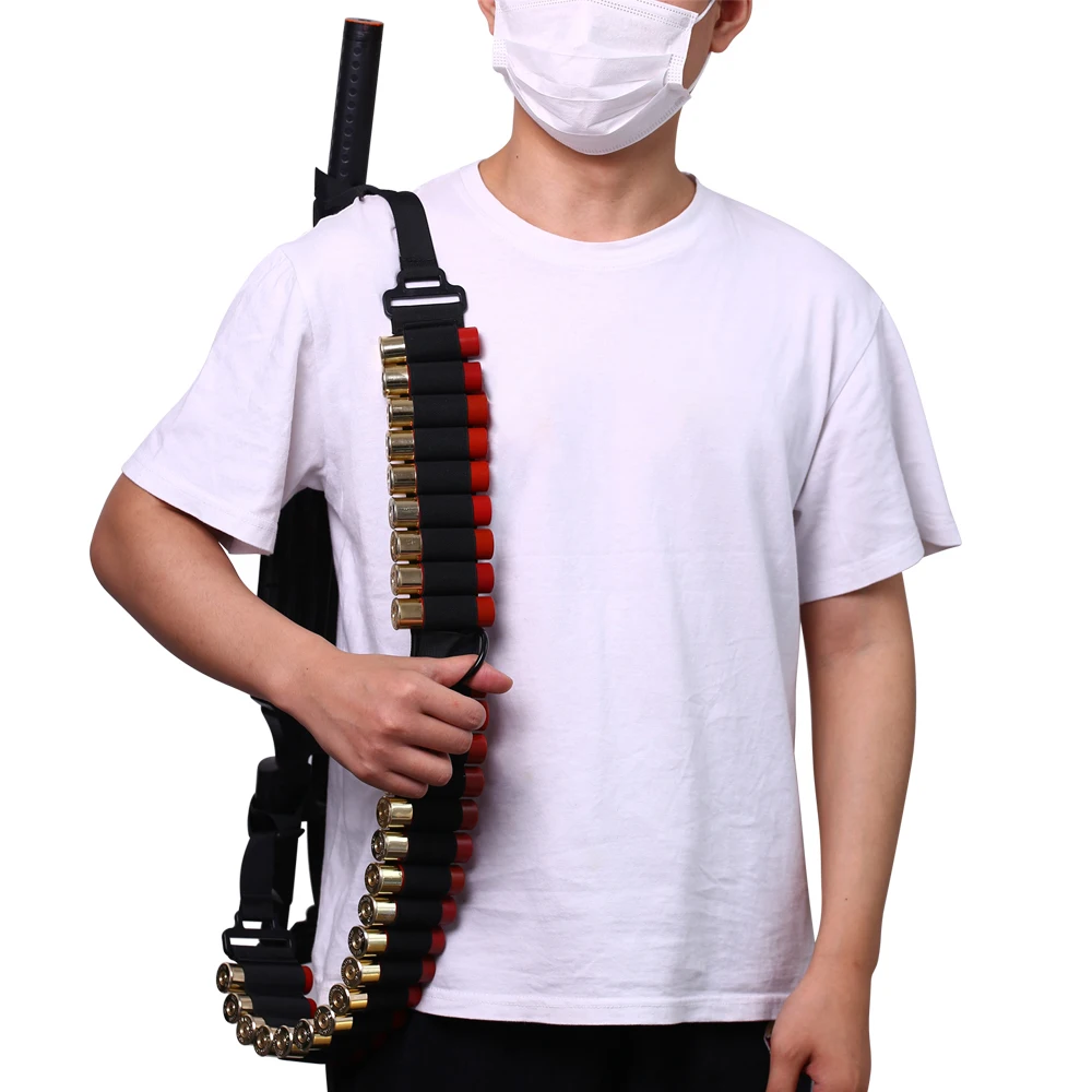 25 Патронов Тактический 12/20GA дробовик патронный ремень держатель оружейный для