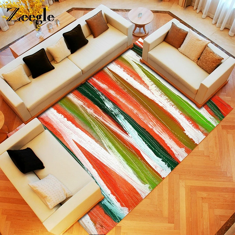

Европейский ковер Zeegle для гостиной, напольный коврик, дверной коврик, детский декоративный ковер для спальни, коврики для ванной, нескользя...