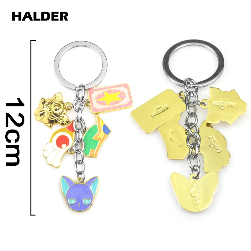 Halder Card Captor Sakura Cardcaptor Sakura Tomoyo Kinomoto Daidouji цепочка для ключей из металлического сплава Daidouji Tomoyo аксессуары цепочки для ключей