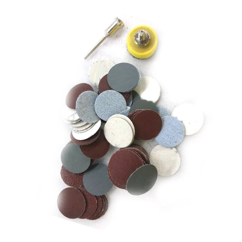 

100PCS 50mm Round Sanding Disc Sander Sandpaper 80 600 1000 2000 3000 Grit
