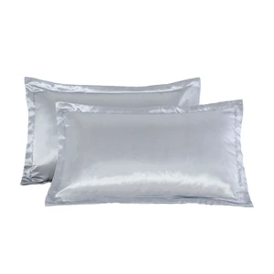 50x70cm Silk Satin Pillow Case Cover for Bed Throw Pillow No Zipper Pure Emulation Silk Pillowcase Comfortable Soft Imitated
