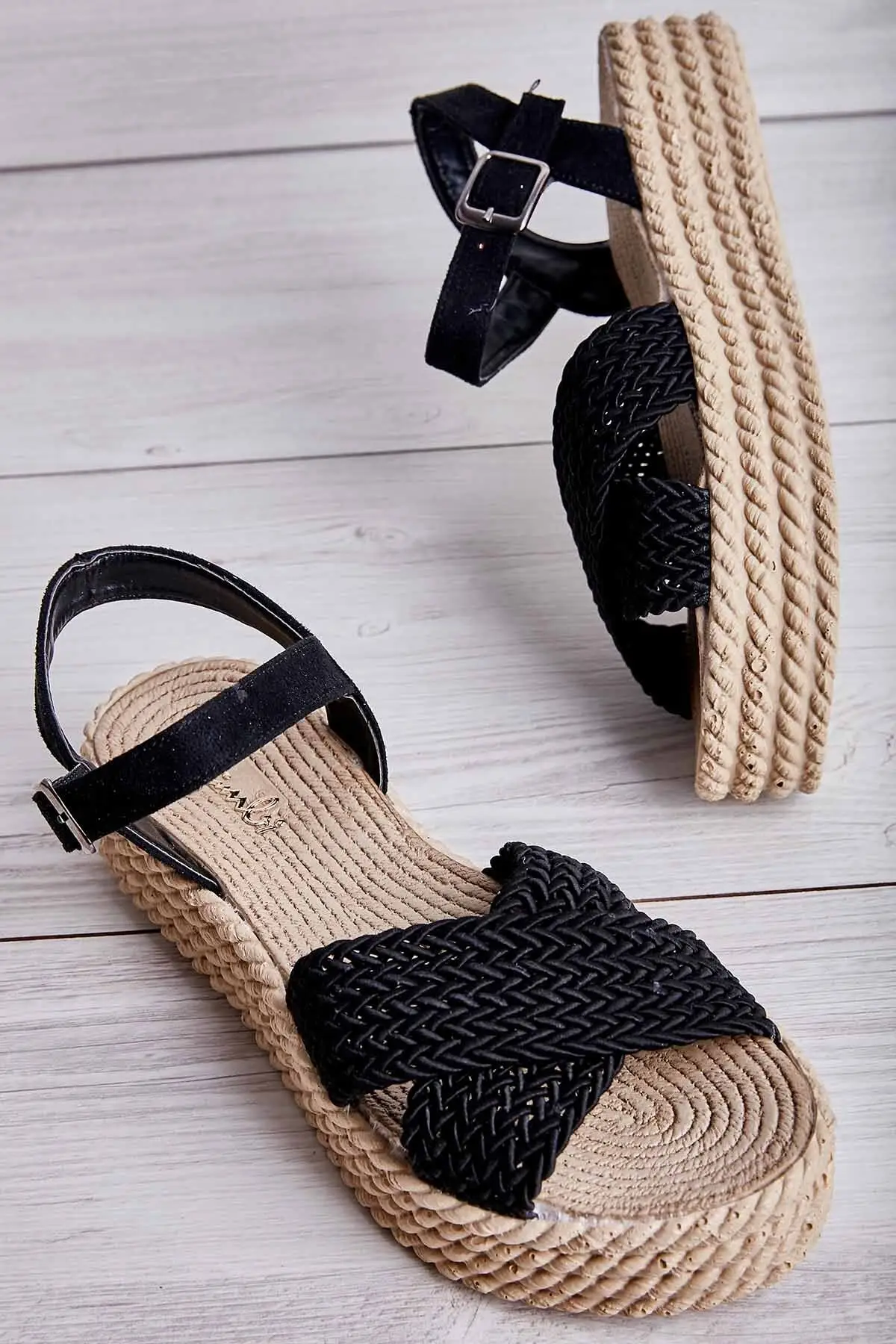 Black Women Sandals mesh pattern comfortable daily use stylish appearance  quality material - купить по выгодной цене | AliExpress