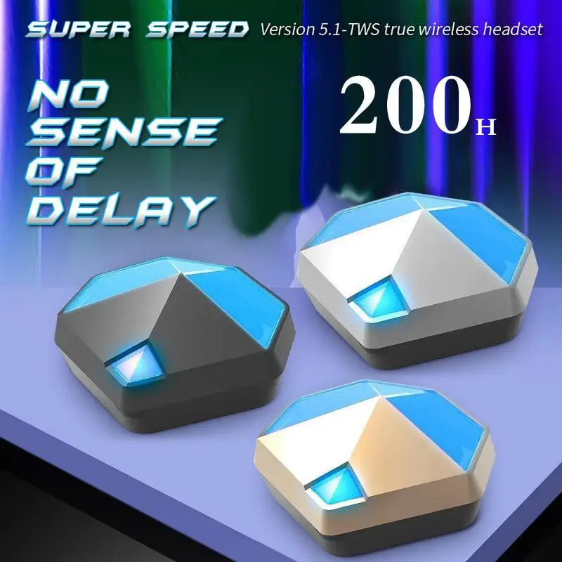 

Gm-y01 Tws Wireless Bluetooth Gaming Earphones Wireless Mini 9D Sport Headphones Low Latency Earbuds Headset