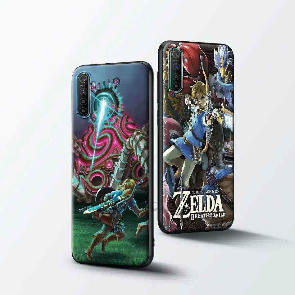 

The Legend Of Zelda Cases for Realme C3 6 XT 5 7 X50 C11 C15 7i Q2 C3i X7 Pro Coque Black Soft Silicone Phone Cover Capa