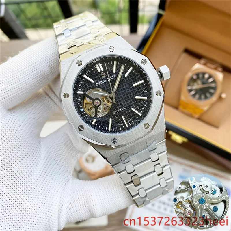

Audemars Piguet watch men's skeleton automatic mechanical AAA watch gold skeleton retro men's women watch quartz watch