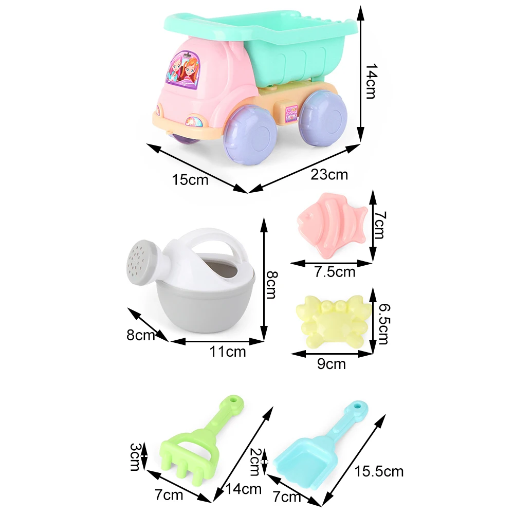 Пляжные игрушки для детей 11 шт. детские пляжных игр Набор детских песочниц летние